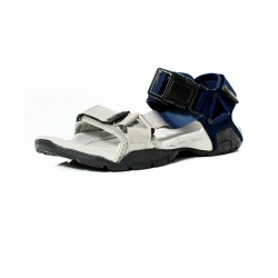 White Blue Shaded Tri Strap Casual Sandal DR-459